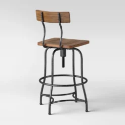 Woodsboro Adjustable Barstool Brown - Threshold™ -Threshold Furniture Outlet GUEST abdb0bde 7acc 43ee 8f86 d27ad9675953