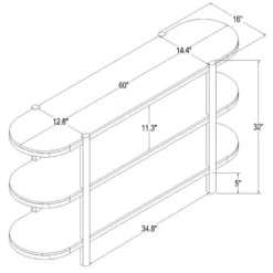 32" Portola Hills 3 Shelf Horizontal Bookcase - Threshold™ Designed With Studio McGee -Threshold Furniture Outlet GUEST b29322d3 efb6 44c0 a459 930a88eaa026