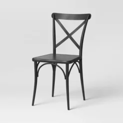 Set Of 2 Malden French Bistro Dining Chair Black - Threshold™ -Threshold Furniture Outlet GUEST b98d5729 0c98 484d 974b 0fef9dc964cb