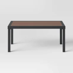 Bryant 2pc Faux Wood Patio Loveseat & Coffee Table - Gray/Natural - Threshold™ -Threshold Furniture Outlet GUEST ba083347 617b 4dd4 8a16 a648e7fd009c