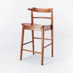 Kaysville Curved Back Wood Counter Height Barstool - Threshold™ Designed With Studio McGee -Threshold Furniture Outlet GUEST baa82fbe ac12 4c2a 9ae3 99bba3e5e2ba