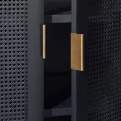 66" East Bluff Woven Cabinet Black - Threshold™ Designed With Studio McGee -Threshold Furniture Outlet GUEST c257520a eec7 407a b715 3ee6acc782cd