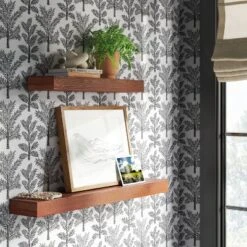 36" Floating Wood Shelf - Thresholdâ˘