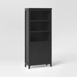 72" Carson 5 Shelf Bookcase With Doors - Threshold™ -Threshold Furniture Outlet GUEST c99ab1ed 236d 46d0 bdd4 3e4025da50bb