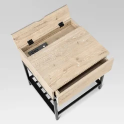 Loring End Table With Charging Station - Threshold™ 9 Loring End Table With Charging Station - Threshold™ -Threshold Furniture Outlet GUEST d4b23323 607f 4bd3 9988 eaac3936810f