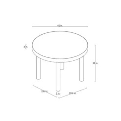 Northvale Round Wood Dining Table - Threshold™ Designed With Studio McGee -Threshold Furniture Outlet GUEST d6a4b332 213c 4a65 807a feb3bf9b8317