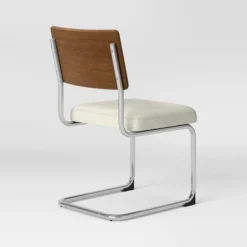 2pk Cecilton Chrome Cantilever Dining Chairs Cream Boucle - Threshold™ 10 2pk Cecilton Chrome Cantilever Dining Chairs Cream Boucle - Threshold™ -Threshold Furniture Outlet GUEST da5167cd 3a46 4c0c a287 6bc5e486b905