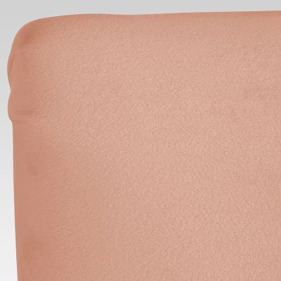 25" Velvet Parsons Counter Height Barstool Wood - Threshold™ 4 25" Velvet Parsons Counter Height Barstool Wood - Threshold™ - Image 4