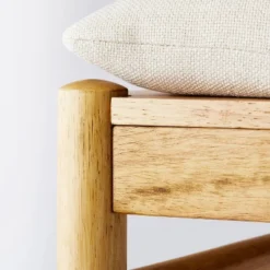 Emery Wood Counter Height Barstool With Upholstered Seat And Sling Back Natural - Threshold™ Designed With Studio McGee -Threshold Furniture Outlet GUEST e8ec7e51 c160 4262 8af2 ab79b157278d