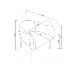 Gladden Rounded Back Anywhere Chair Dark Green - Threshold™ -Threshold Furniture Outlet GUEST e8f2d498 ed91 489d 9cf5 6616d4ab337b