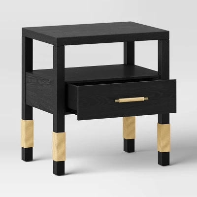 Corded Wood Accent Table - Threshold™ 2 Corded Wood Accent Table - Threshold™ - Image 2