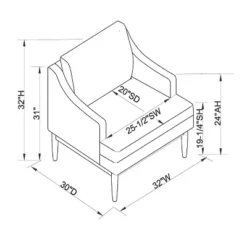 Howell Upholstered Accent Chair With Wood Base - Threshold™ Designed With Studio McGee 14 Howell Upholstered Accent Chair With Wood Base - Threshold™ Designed With Studio McGee -Threshold Furniture Outlet GUEST eaa765f5 26c5 4ecb 8f54 dd96378e2465