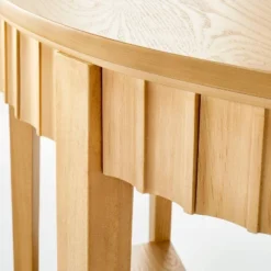 Thousand Oaks Wood Scalloped Demilune Console Table - Threshold™ Designed With Studio McGee -Threshold Furniture Outlet GUEST eb35aaa8 f7c8 4881 b5d1 f85e53b2ca90