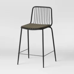 Set Of 2 Sodra Rounded Seat Wire Counter Height Barstool Black - Threshold™ -Threshold Furniture Outlet GUEST f3977ede cee1 4f10 9a89 a9cc685fe28a
