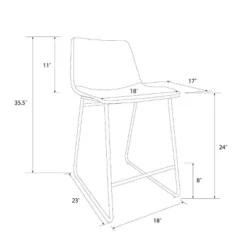 Bowden Faux Leather Counter Height Barstool - Threshold™ 9 Bowden Faux Leather Counter Height Barstool - Threshold™ -Threshold Furniture Outlet GUEST fc17995b 497f 4a5a 958c c9c8bb9e68cc